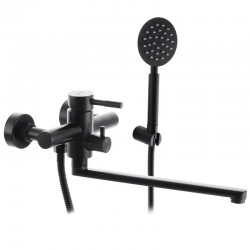 Смеситель для ванны с душем чёрный MIXXUS SUS-006 EURO MI2806 Смеситель для ванны с душем чёрный MIXXUS SUS-006 EURO MI2806
